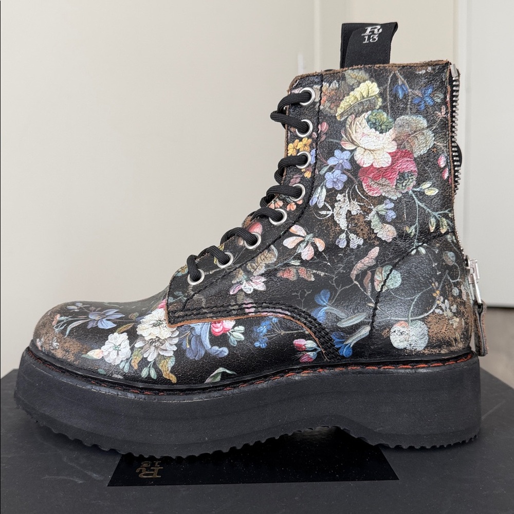 R13 single-stack lace-up boots - Picture 5 of 16